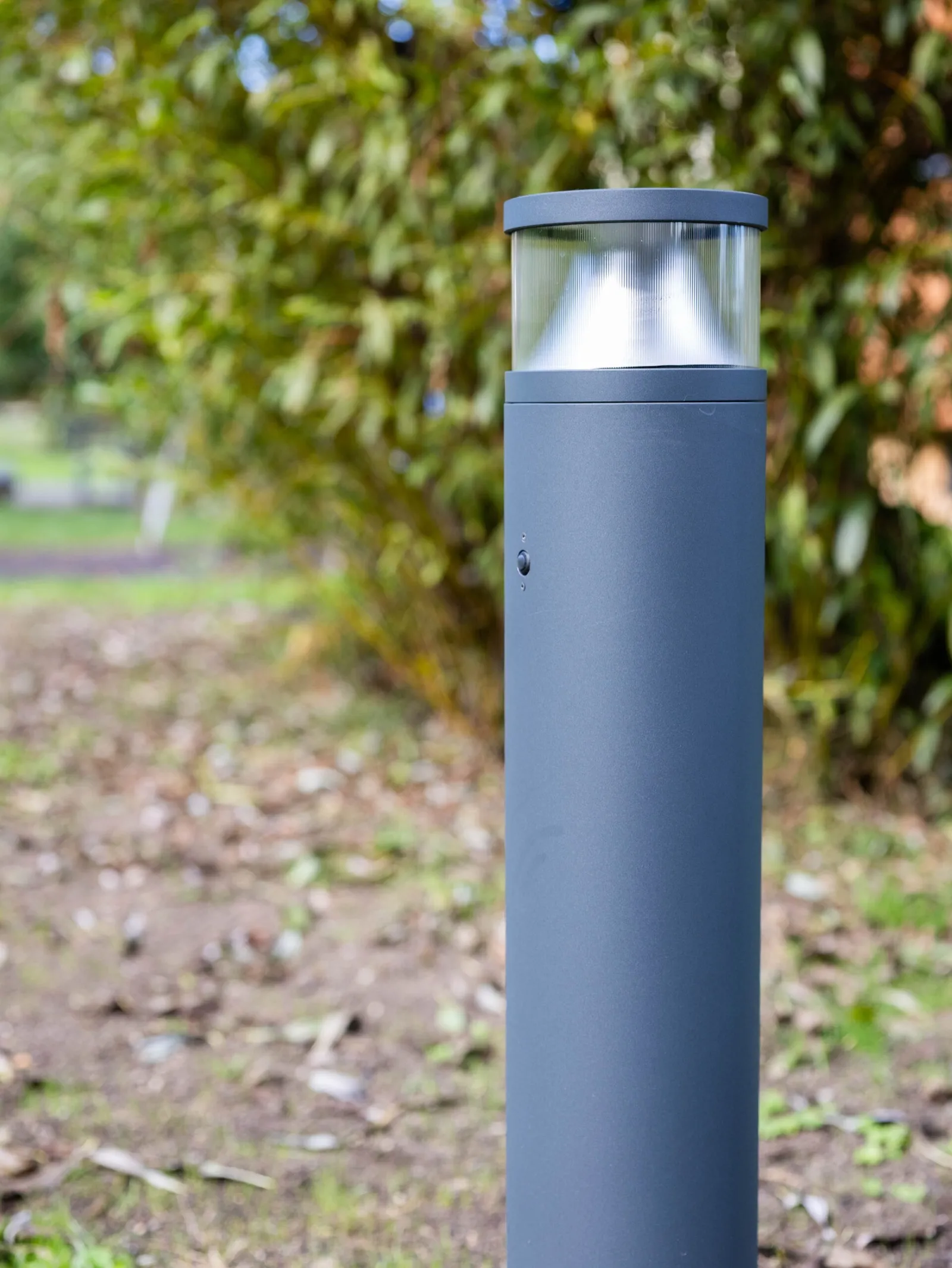 Aussenweg mit LED-Mastleuchten